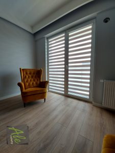 Rolety dzień noc dopasowane do parkietu